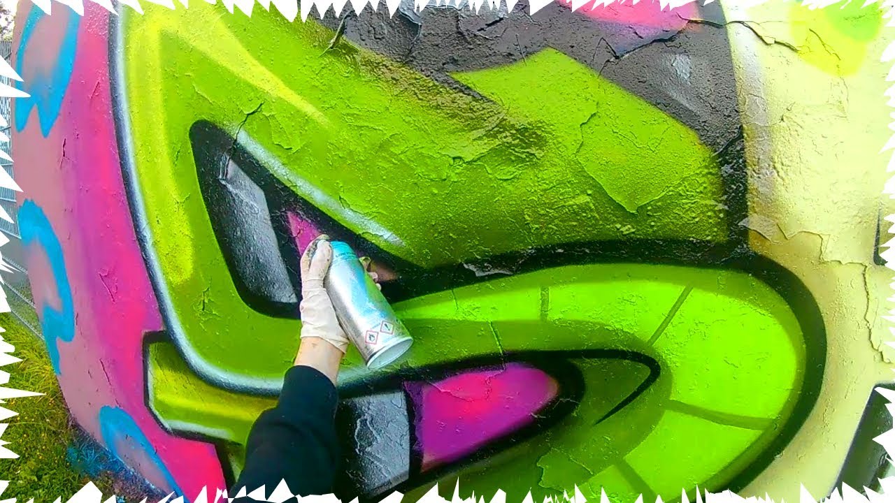 Graffiti - LOVE GREEN - Streetart Shein 12