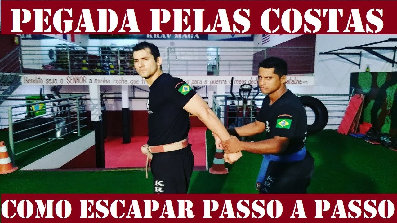 ESCAPE RÁPIDO DE UMA PEGADA PELAS COSTAS - BRIGA DE RUA - KRAV MAGA CAVEIRA - DEFESA PESSOAL