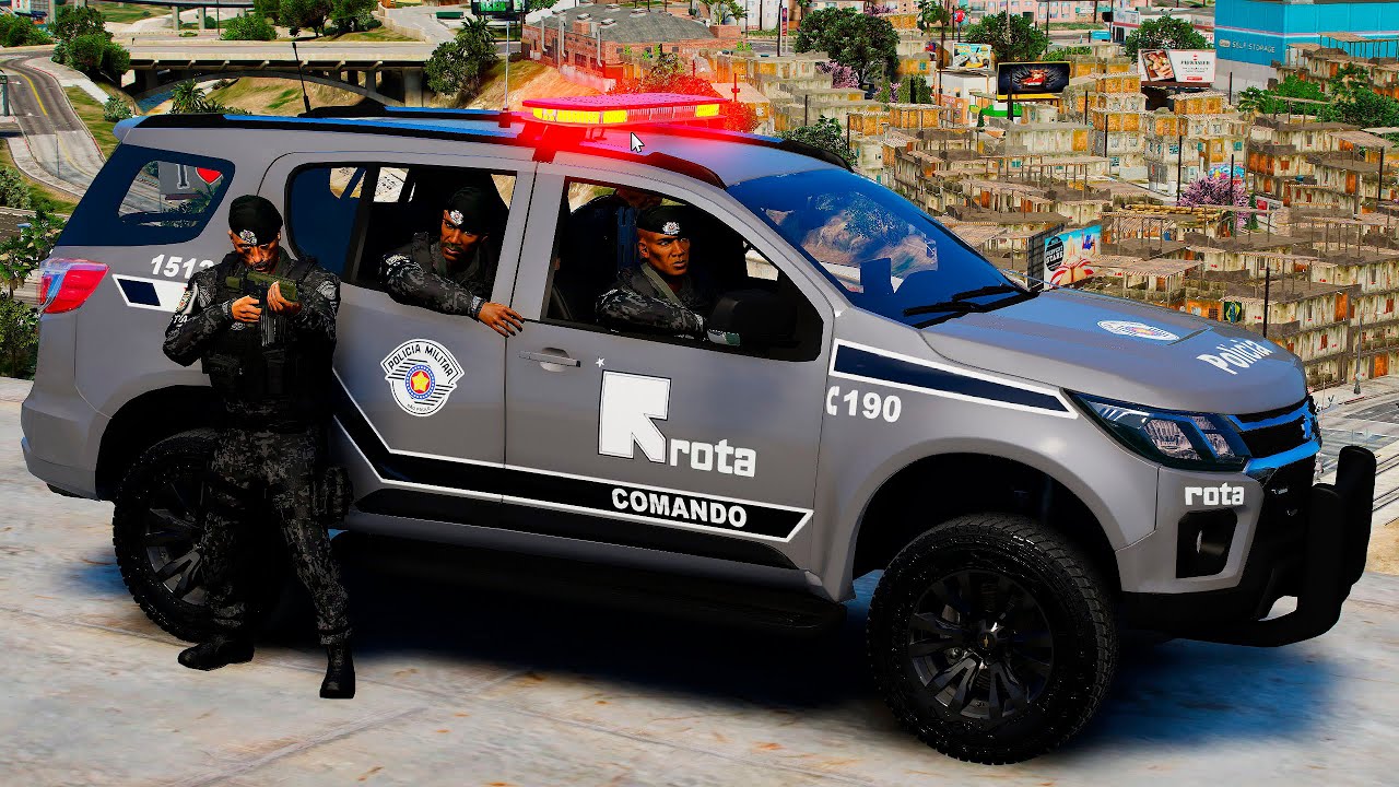 ENQUADRO DA ROTA + DISPAROS PMESP | GTA 5 POLICIAL