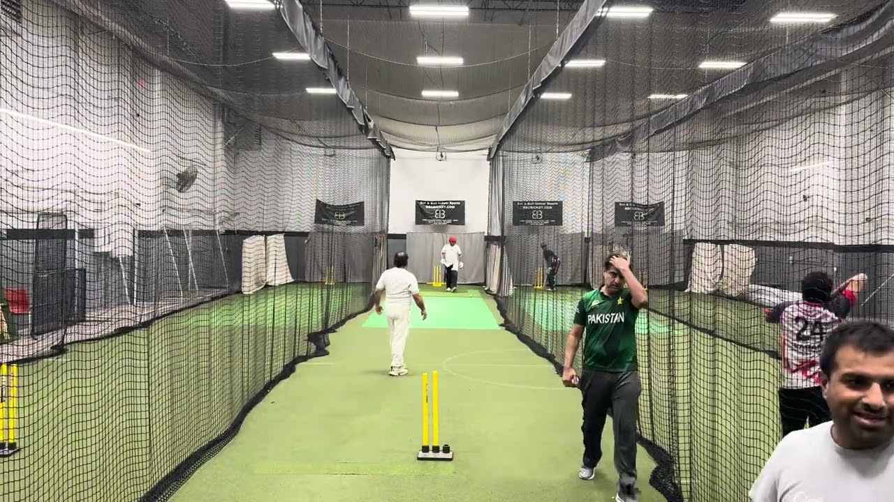 Indoor cricket practice  SherDil CC May 22, 2025