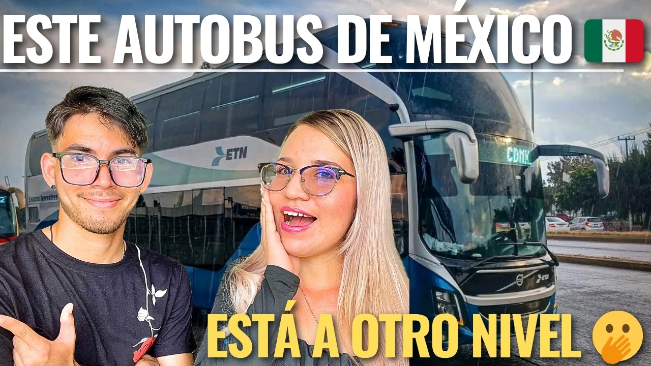 ¡WOW! Viajar en autobús en México🇲🇽 es otra cosa. Reacción