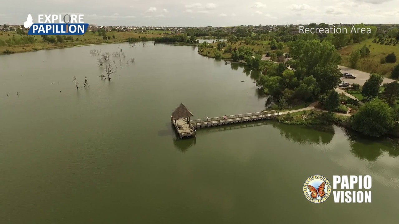 Explore Papillion - Walnut Creek Recreation Area (Papillion, Nebraska drone video)