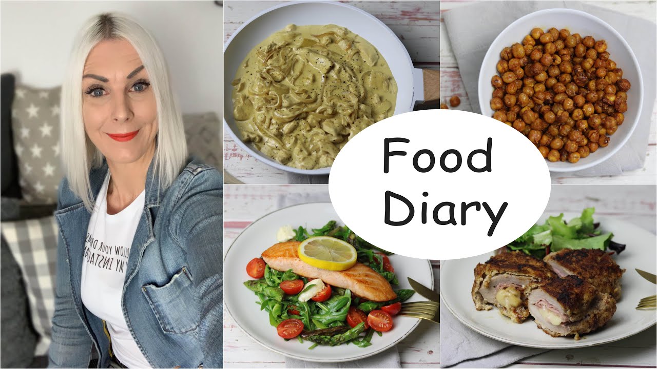 Food Diary 225 #lowcarb I Spargel Salat I Low Carb Cordon Bleu I Sandras Kochblog
