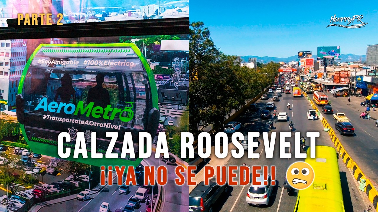 Calzada Roosevelt, Proyecto AeroMetro, Ciudad de Guatemala