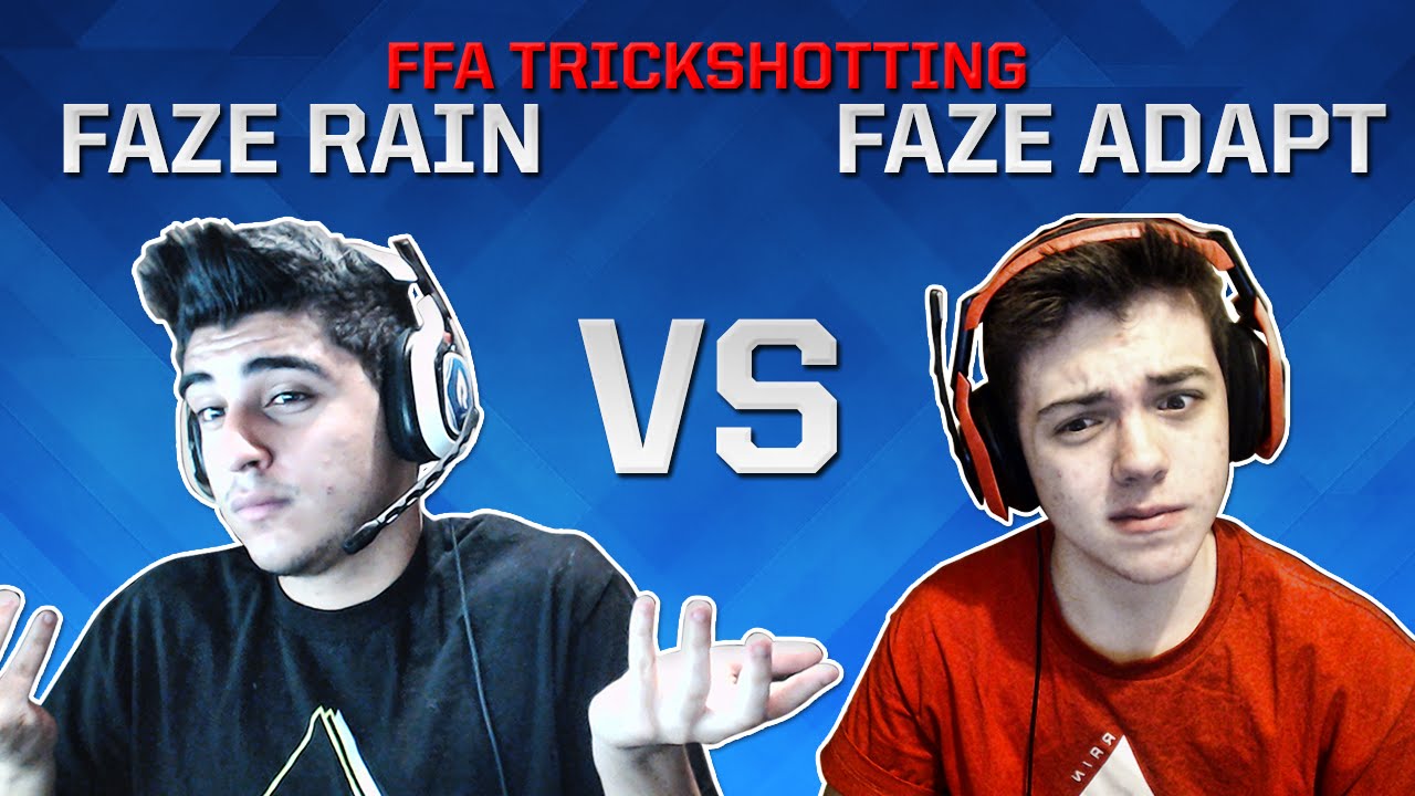 FaZe Rain vs FaZe Adapt - FFA TrickShotting!