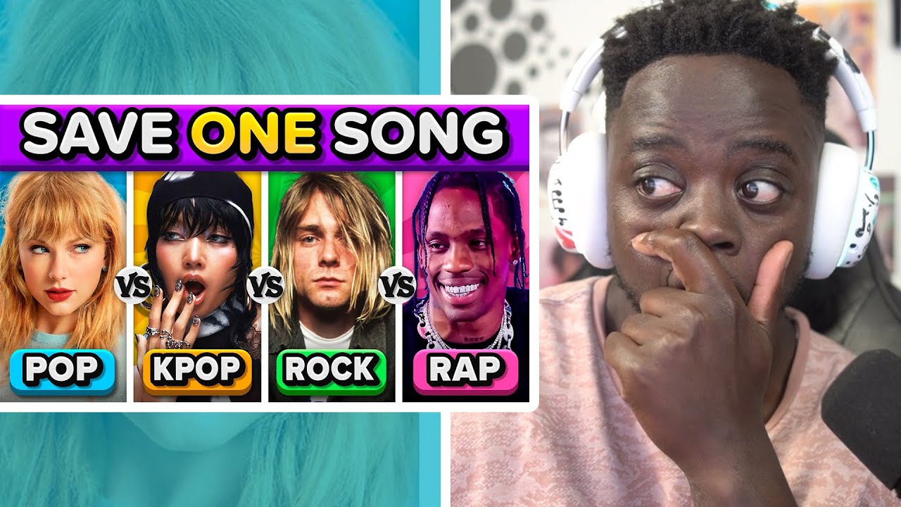Doing POP vs KPOP vs ROCK vs RAP: Save One Song | Music Quiz