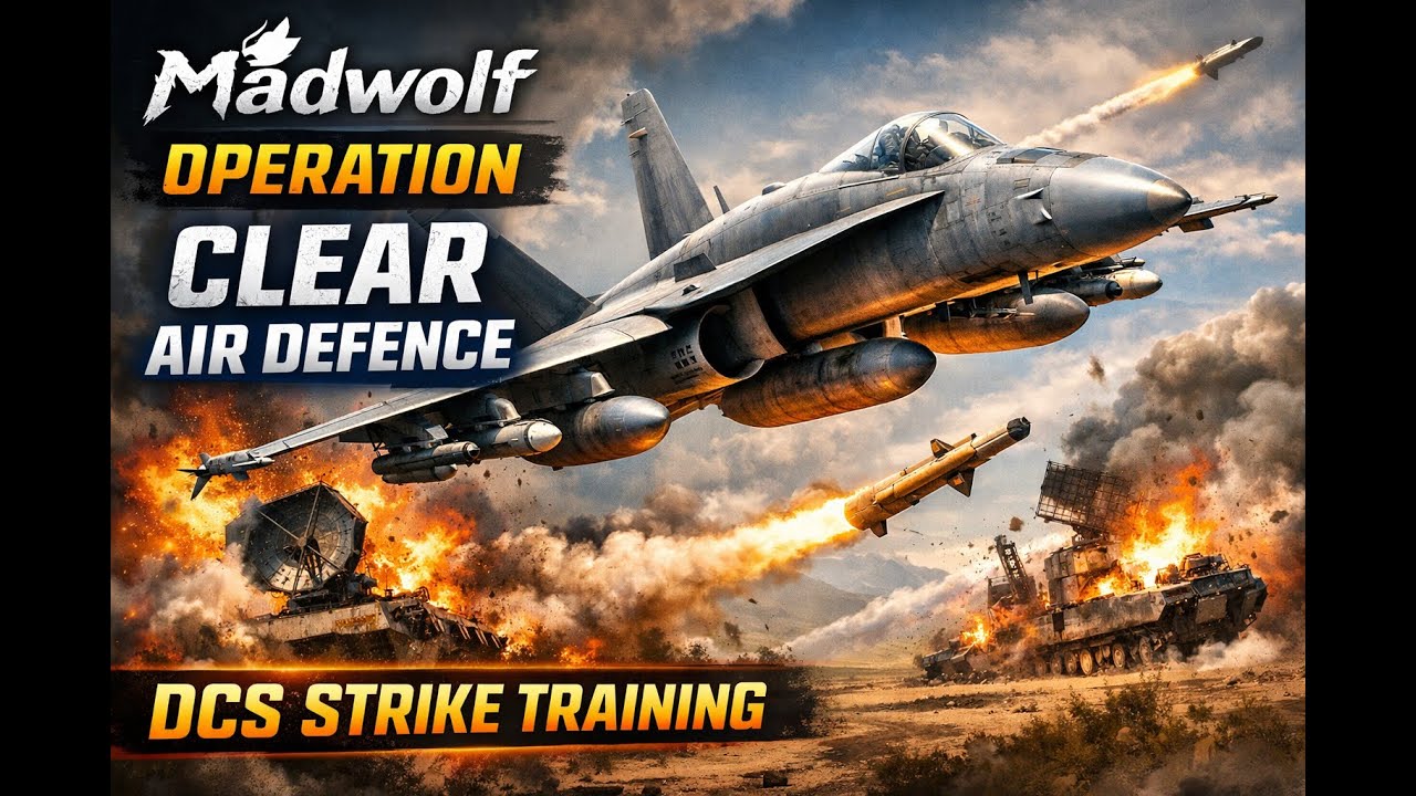 DCS Mission Tutorial: SEAD Training (Clear Air Defence) VR