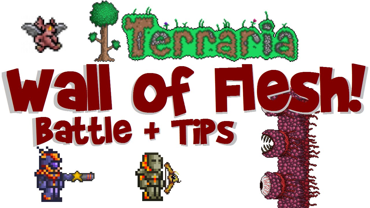 Wall of Flesh Battle! Tips and Tricks! Failure! Success! (Terraria 1.3 PC, Let's Play Guide #19)