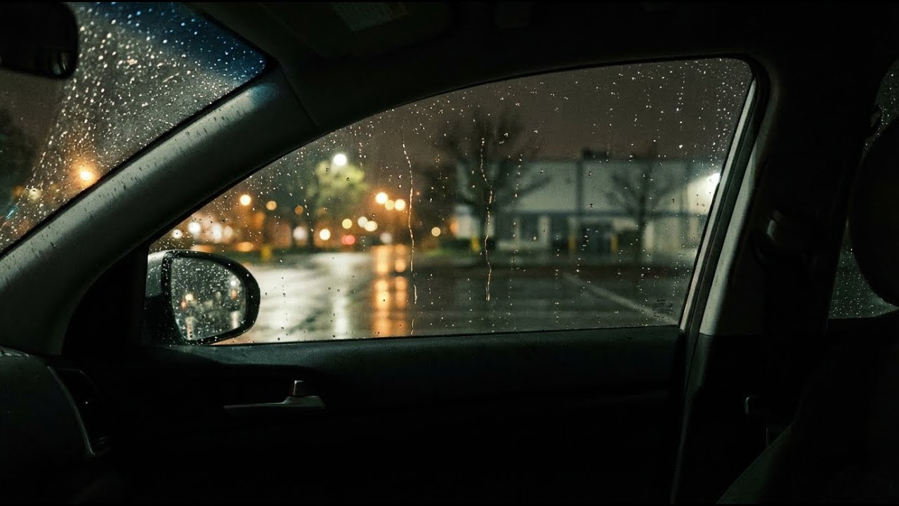 Deep Sleep with Heavy Rain on a Car Roof | Fall Asleep Fast with Relaxing Sounds