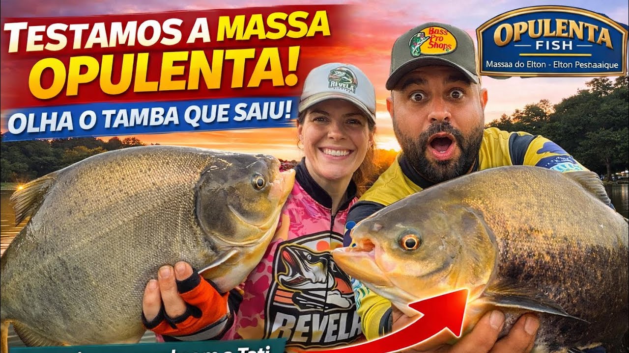 Pescaria com a patroa e teste na massa nova do nosso amigo Elton a opulenta de banana #pesca #viral 