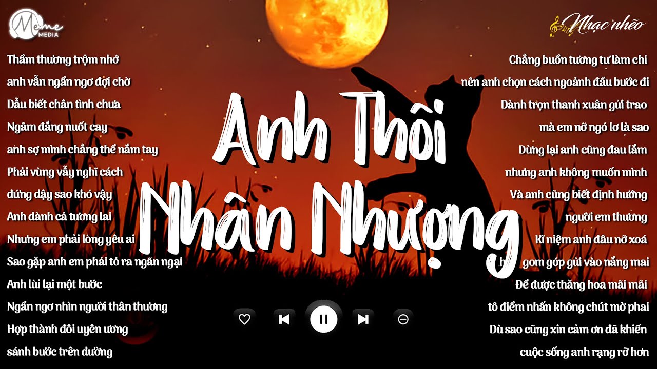 Anh Thôi Nhân Nhượng, Không Ai Nói Chia Tay - Nhạc Buồn Tâm Trạng Sau Chia Tay -Nhạc Trẻ Ballad 2024