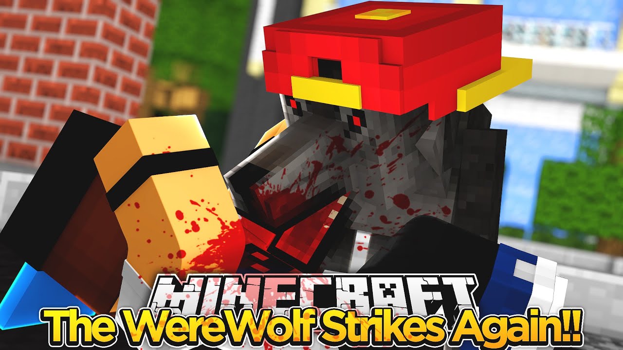 Minecraft Adventure - WEREWOLF ROPO ATTACKS HUMANS!!!
