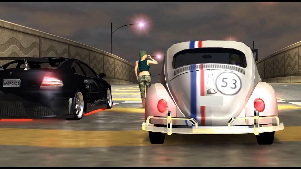 Need for Speed Underground 2 - Final Race (Herbie vs. Caleb) VW Beetle Bug 1963 HD