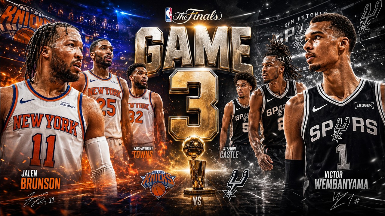 🔥Спёрс против Никс &middot; Игра 3 &middot; 🏆Финал НБА 2026🏆 &middot; Полная версия игры &middot; NBA2K26