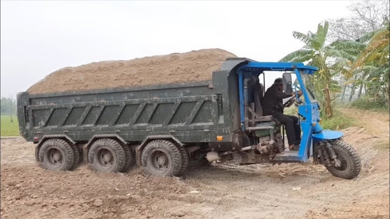 Vietnamese POWER! Unique tractors of Vietnam, how and what they work, selection
