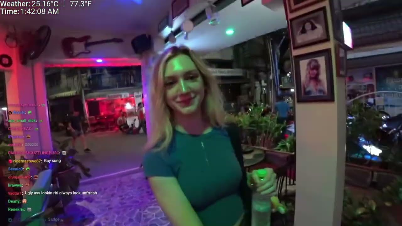 ice poseidon and kim get stream sniped by French chad in Pattaya Thailand