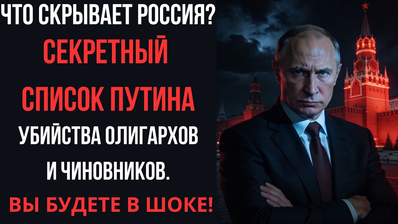 СЕКРЕТНЫЙ СПИСОК ПУТИНА: 12 человек из окружения , которые умерли при загадочных обстоятельствах