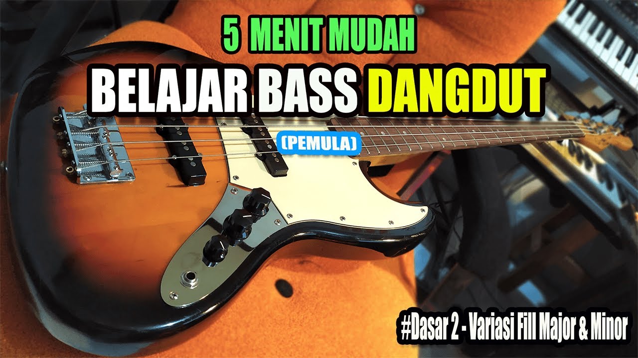 Tutorial Bass Dangdut variasi major minor #bagian 2