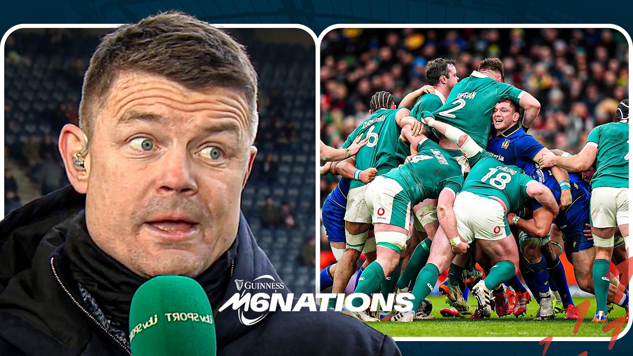 Brian O'Driscoll Reacts to Ireland's Fierce Battle vs Italy! | Rugby Six Nations 2026