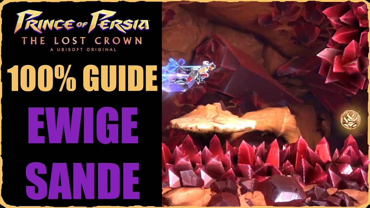 Grube der ewigen Sande 100% Prince of Persia Alle Fundorte Sandgefäße Xerxes Münzen The Lost Crown