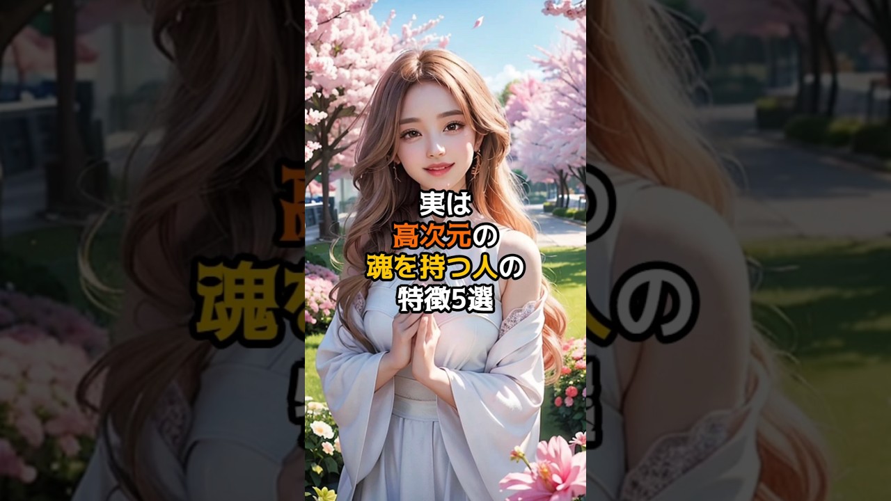 実は高次元の魂を持つ人の特徴5選 #スピリチュアル #引き寄せの法則 #開運