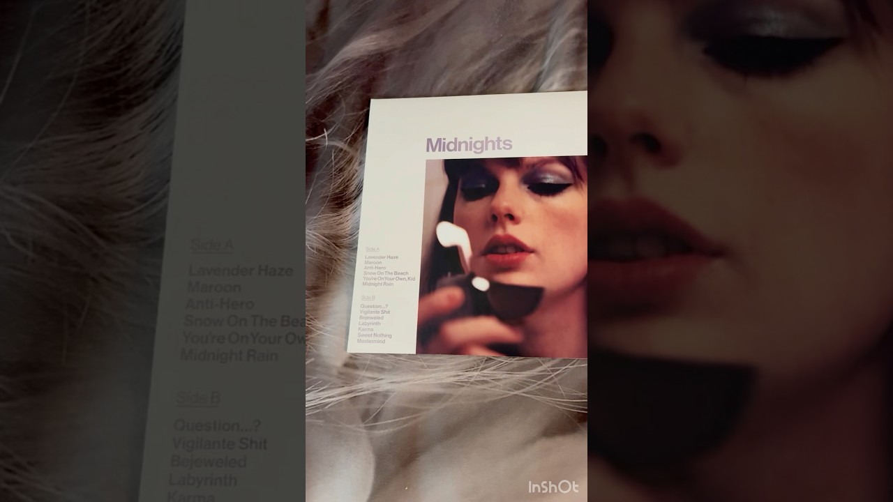 Unboxing Taylor Swift midnights vinyl! #taylorswift #vinyl #swifties #shorts #fyp #shortsfeed