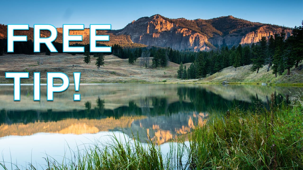 Yellowstone Photography ~ Sunrise Photo Tips at Trout Lake ~