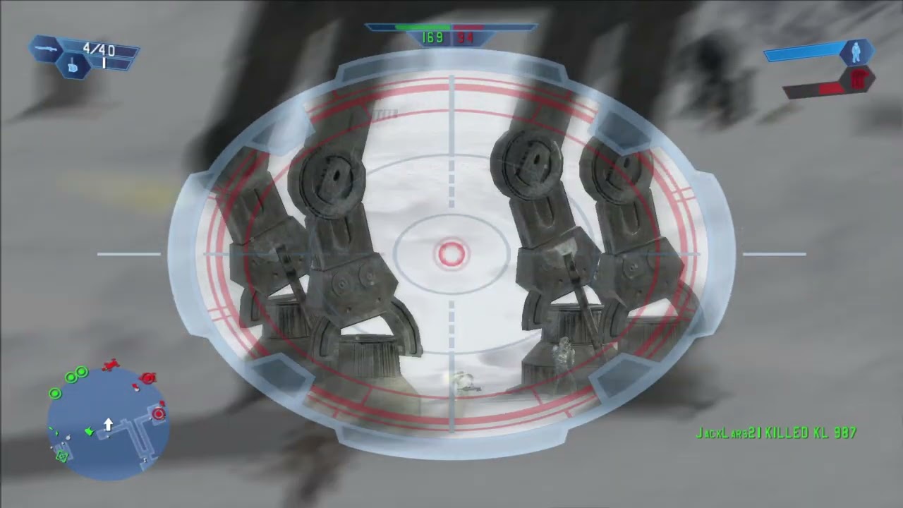 SWBF 2004: Instant Action Hoth Rebels Gameplay