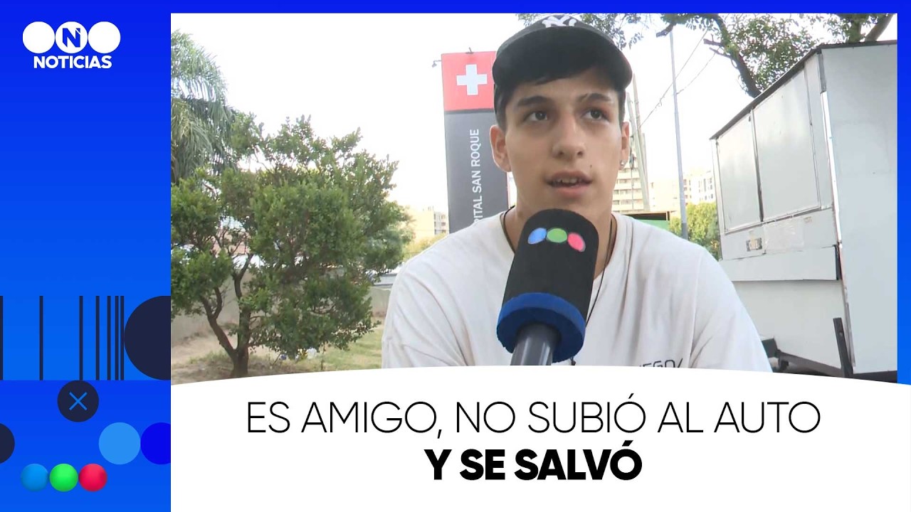 Es amigo, no subió al auto y se salvo