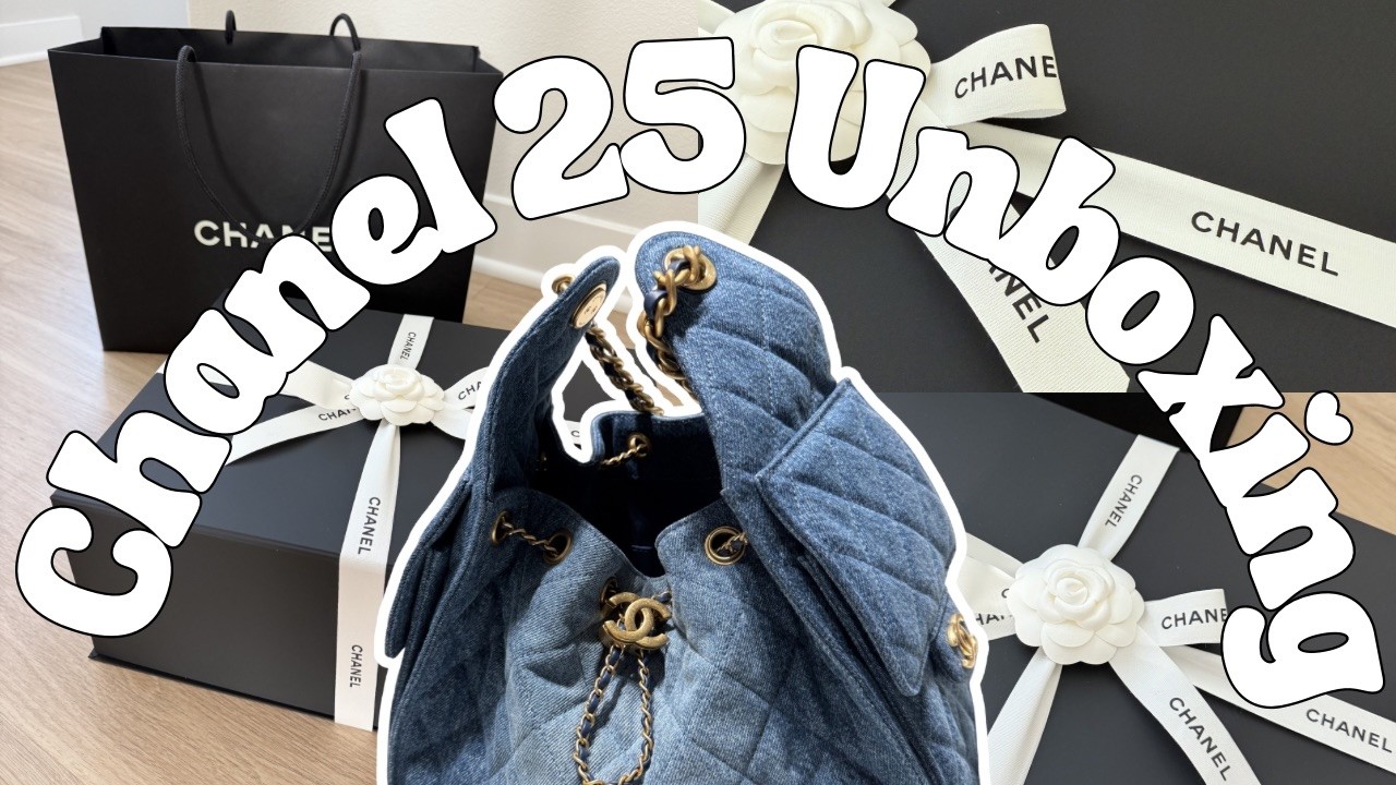 Распаковка Chanel 25! Обожаю джинсовую одежду 💙