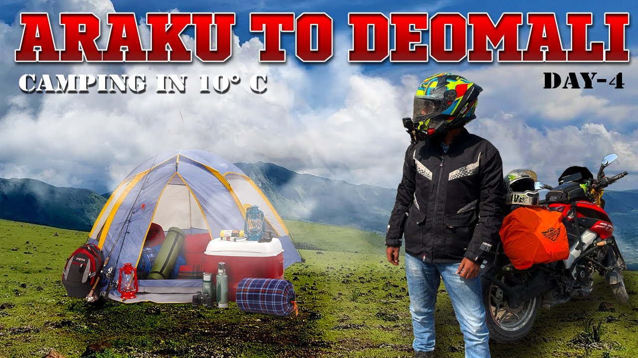 Araku to Deomali full offroading Day 4 | Surviving in 10 ° C winter camping | Dangerous Night Stay