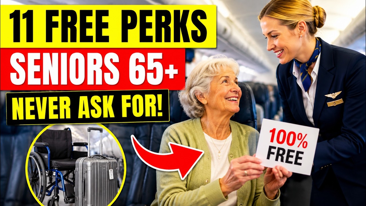 Flight Attendant Reveals 11 Free Perks Seniors 65+ Should Ask For