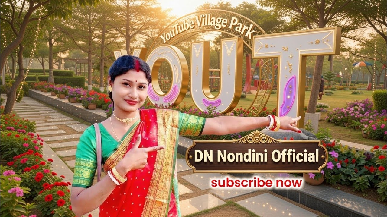 ইউটিউব ভিলেজ পার্ক ❤️❤️| DN Nandini official |YouTube village Park | Khoksha kushtia |🥰🥰🥰
