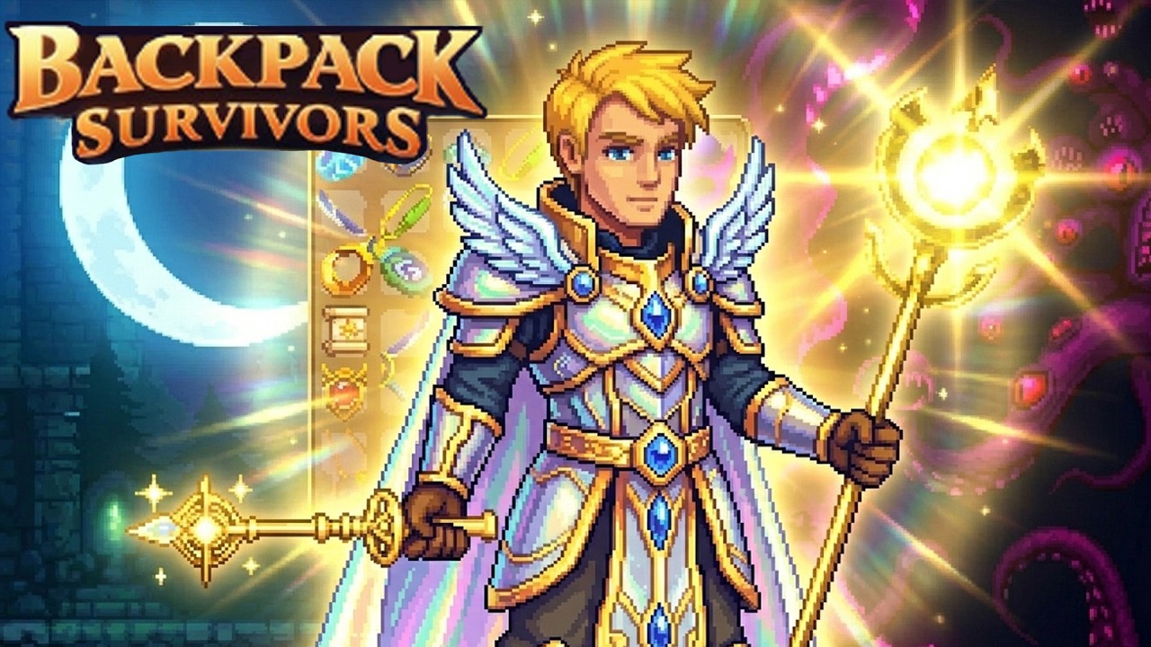DESTROYING Everything With Holy Damage In This Roguelite - Backpack Survivors