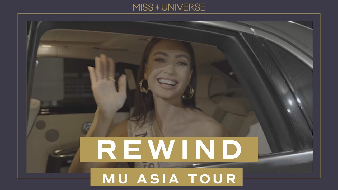 Miss Universe R'Bonney RELIVES her Asia Tour moments! | REWIND | Miss Universe