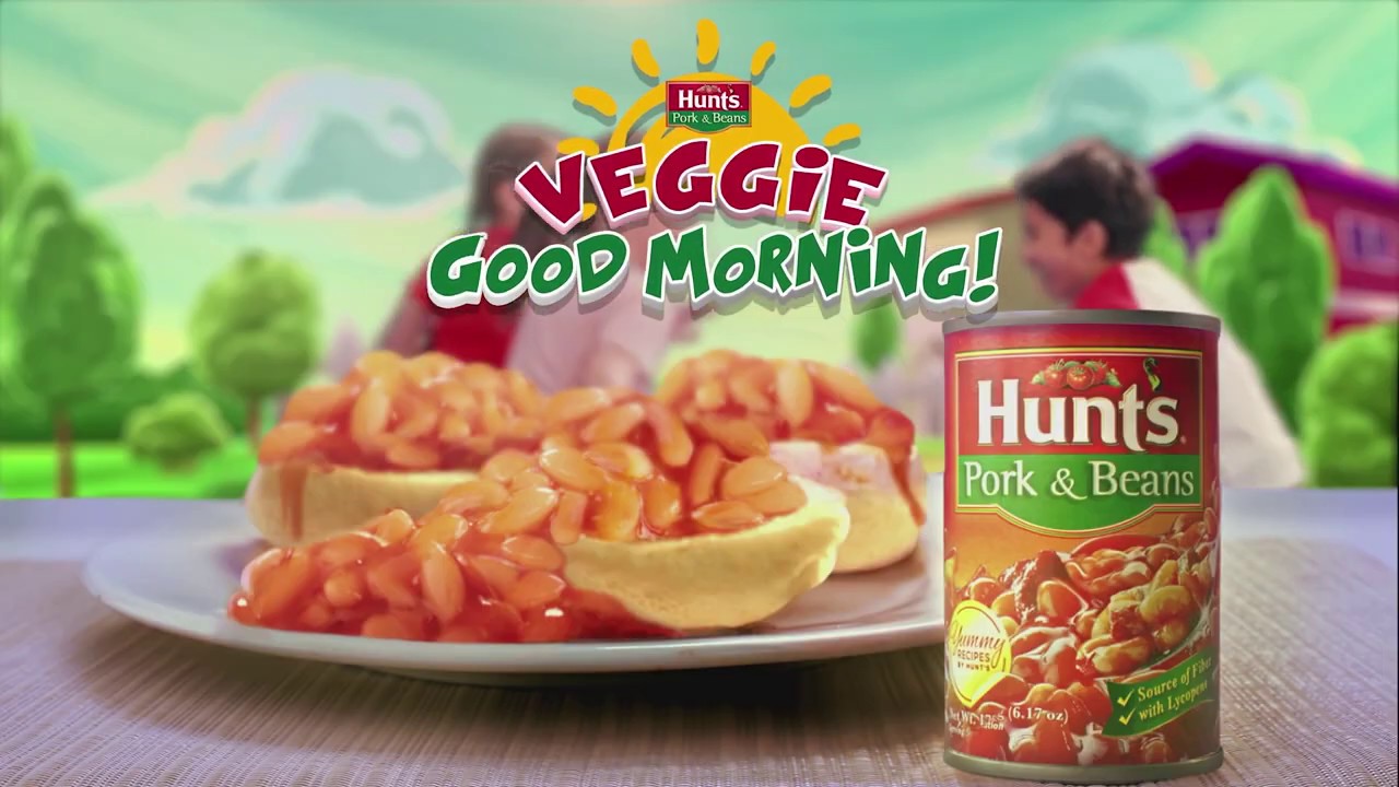 Hunt's Pork and Beans, your fiber-rich veggie breakfast!