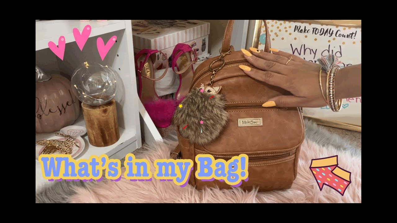 What’s in my purse/ Multisac backpack 🎒
