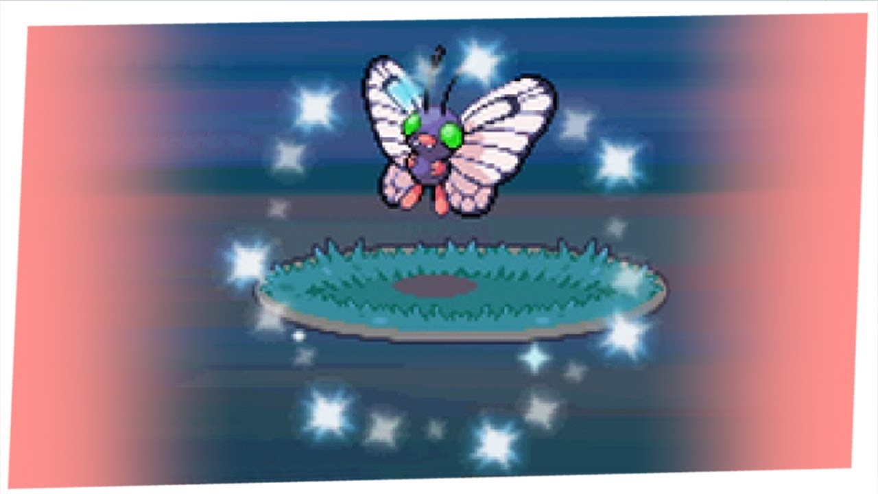 Live Shiny 5% Butterfree after 3,830 REs in HeartGold's Bug Catching Contest!