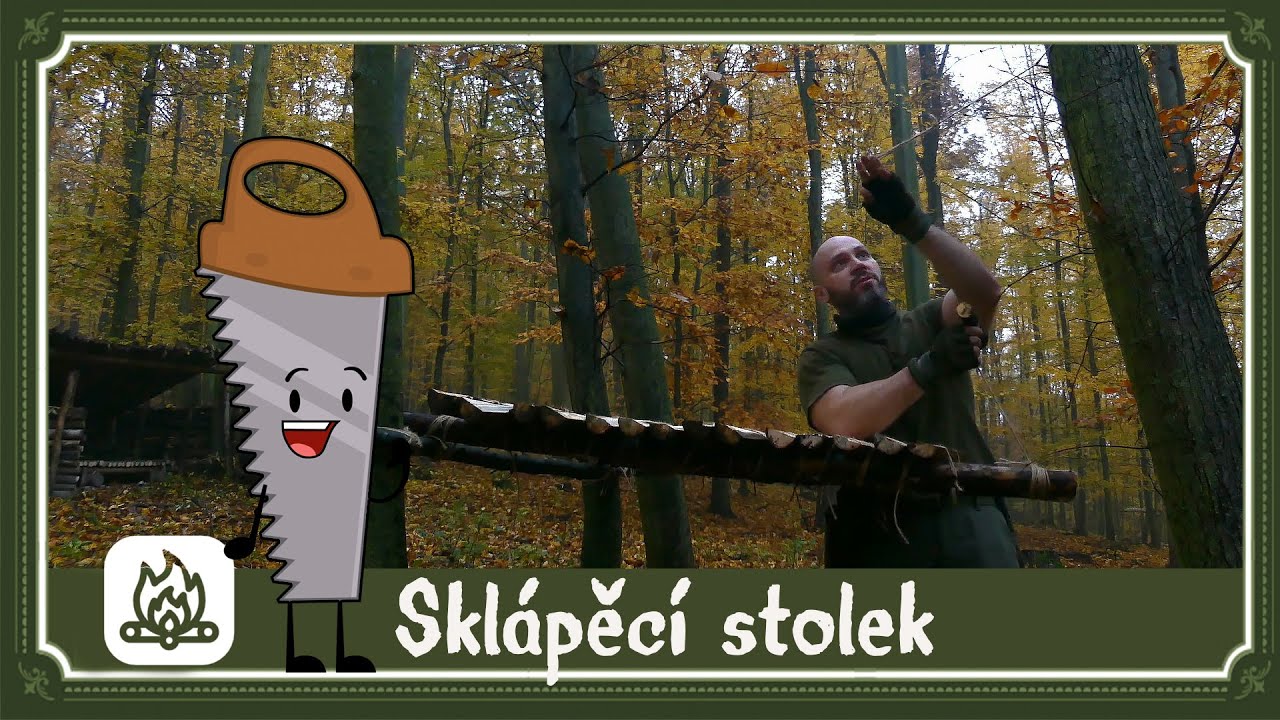 Stavba přístřešku 5.díl - Výroba sklápěcího stolku 🪓