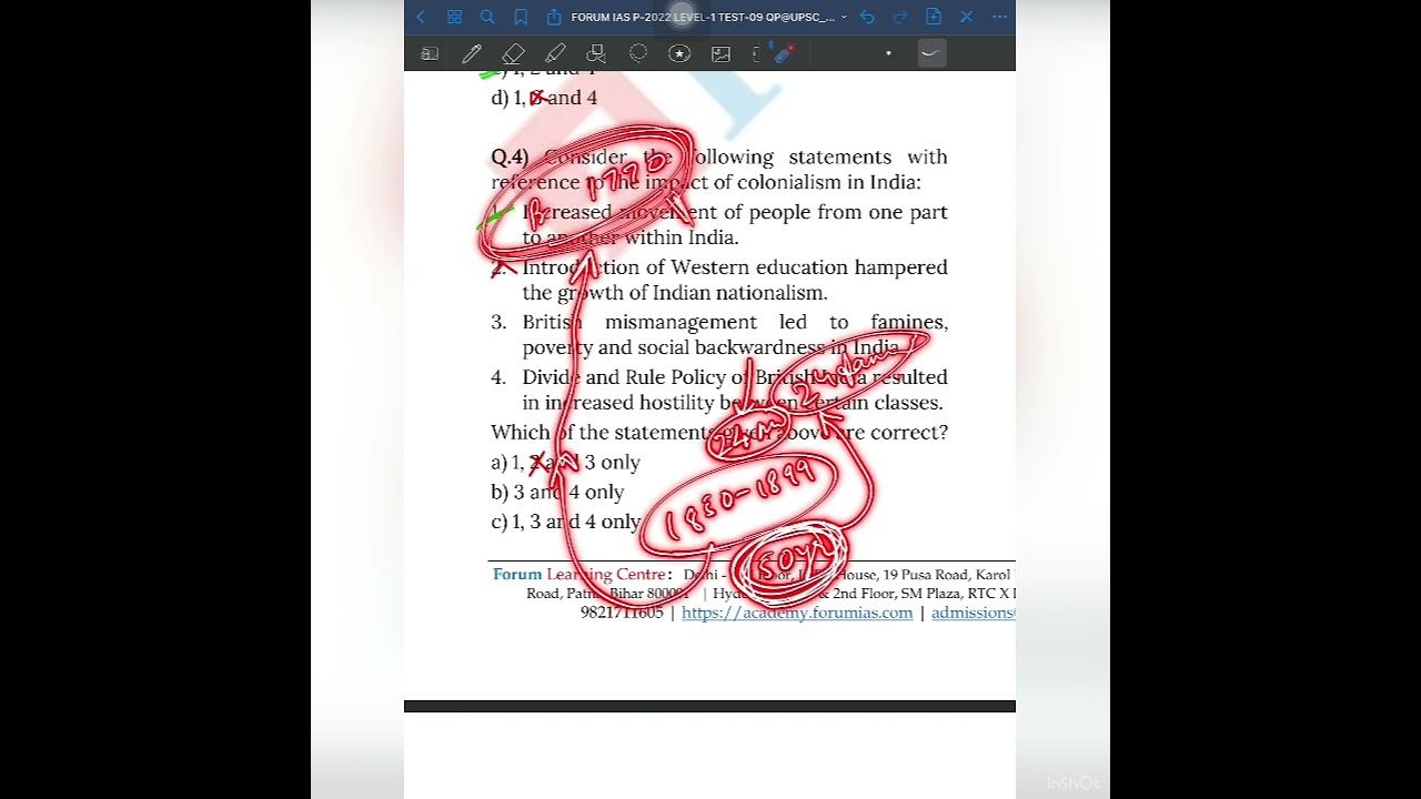 Forum ias sfg 9 prelims test series 2022