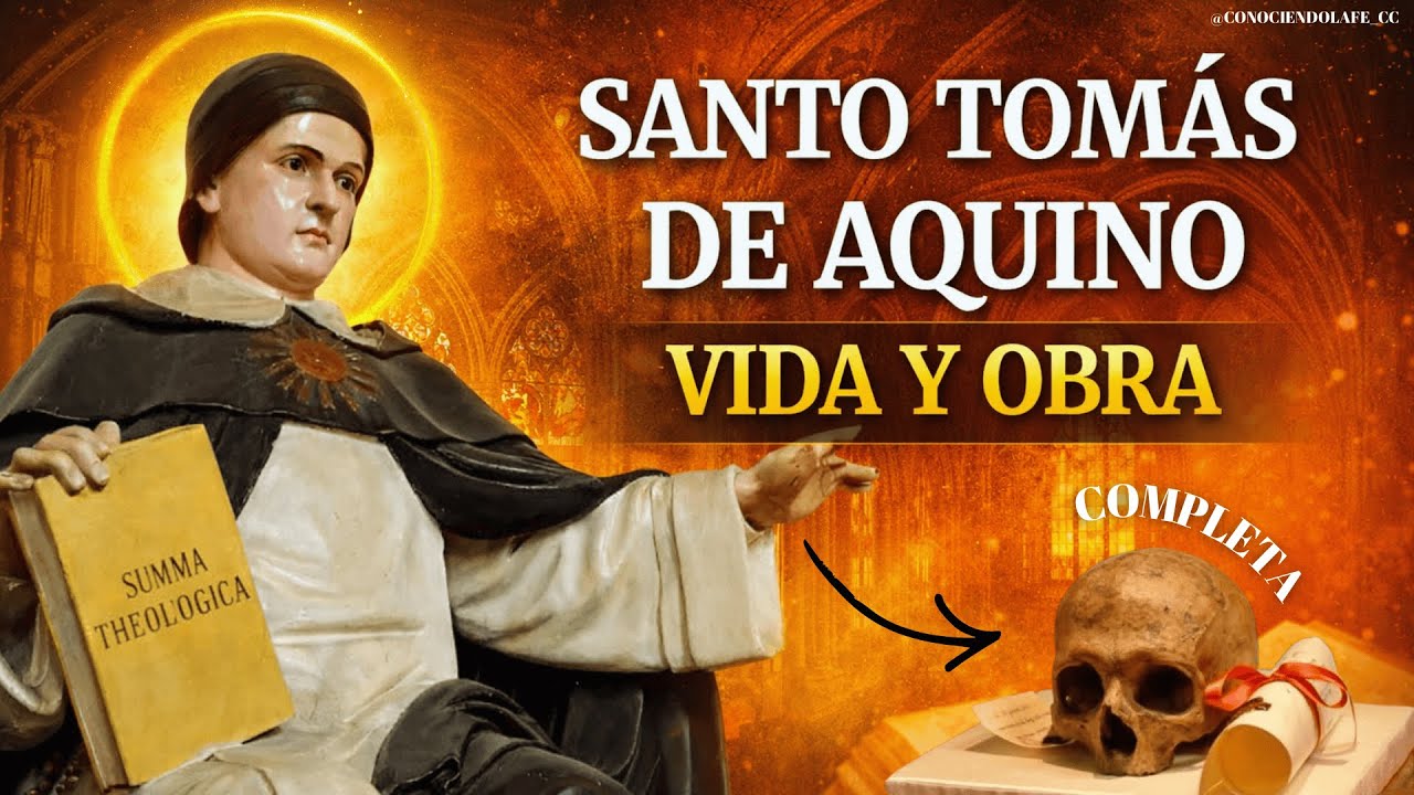 SANTO TOMÁS de AQUINO, el SANTO MÁS INTELIGENTE || Santos, vidas y obras || Conociendo la Fe
