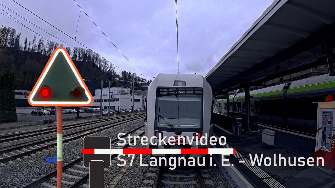 Führerstandsmitfahrt / cab ride S7 Wolhusen - Langenthal