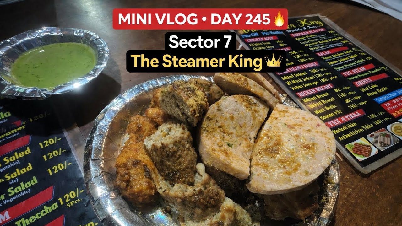 Mai bas gym krta hu🥲☠️?|sector 7 KC ke side mei ye ￼diet wale bhaiya mil gye 😂chicken plater 150 bs😍