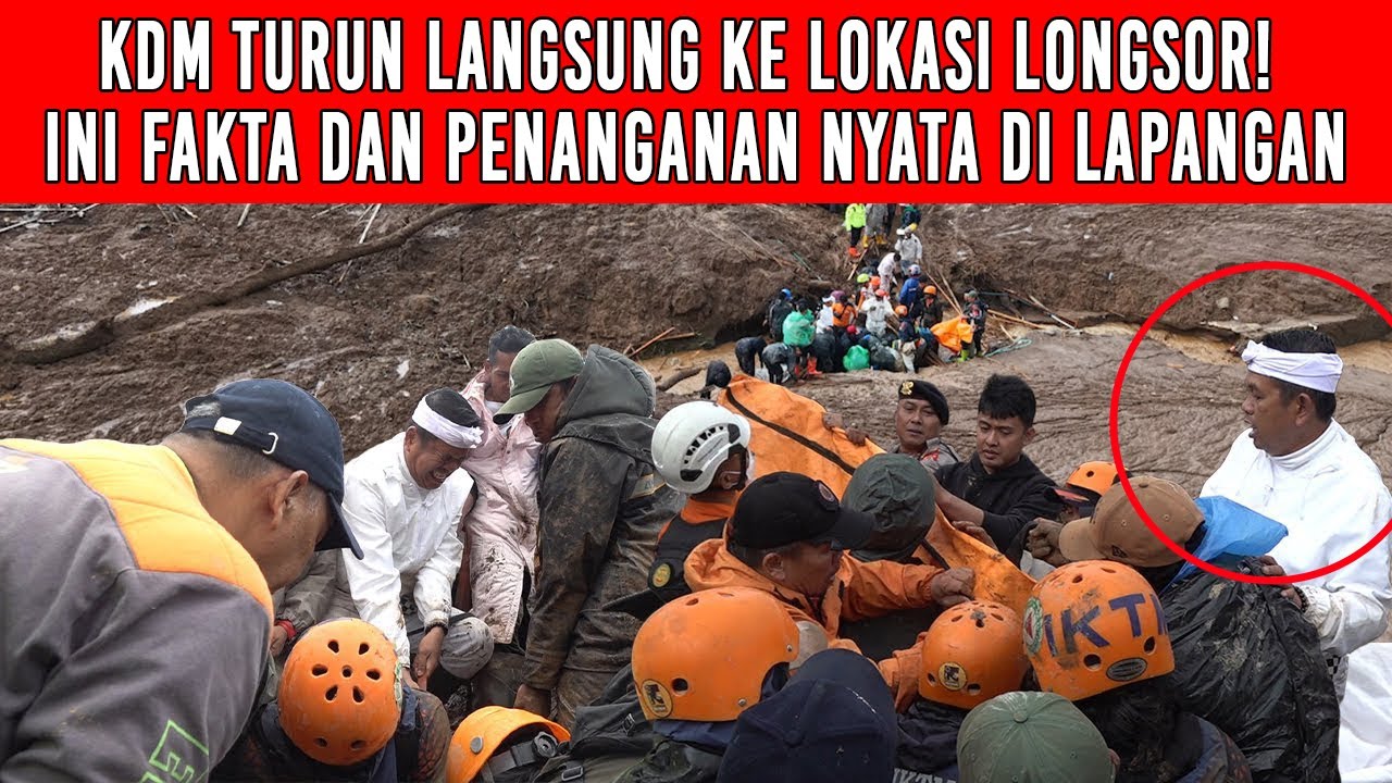 Detik-detik KDM Meninjau Longsor: Warga Mengadu, Solusi Langsung Diberikan