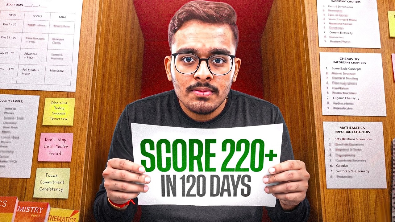 JEE Main 2027: 220+ Marks in 120 Days | Complete Roadmap