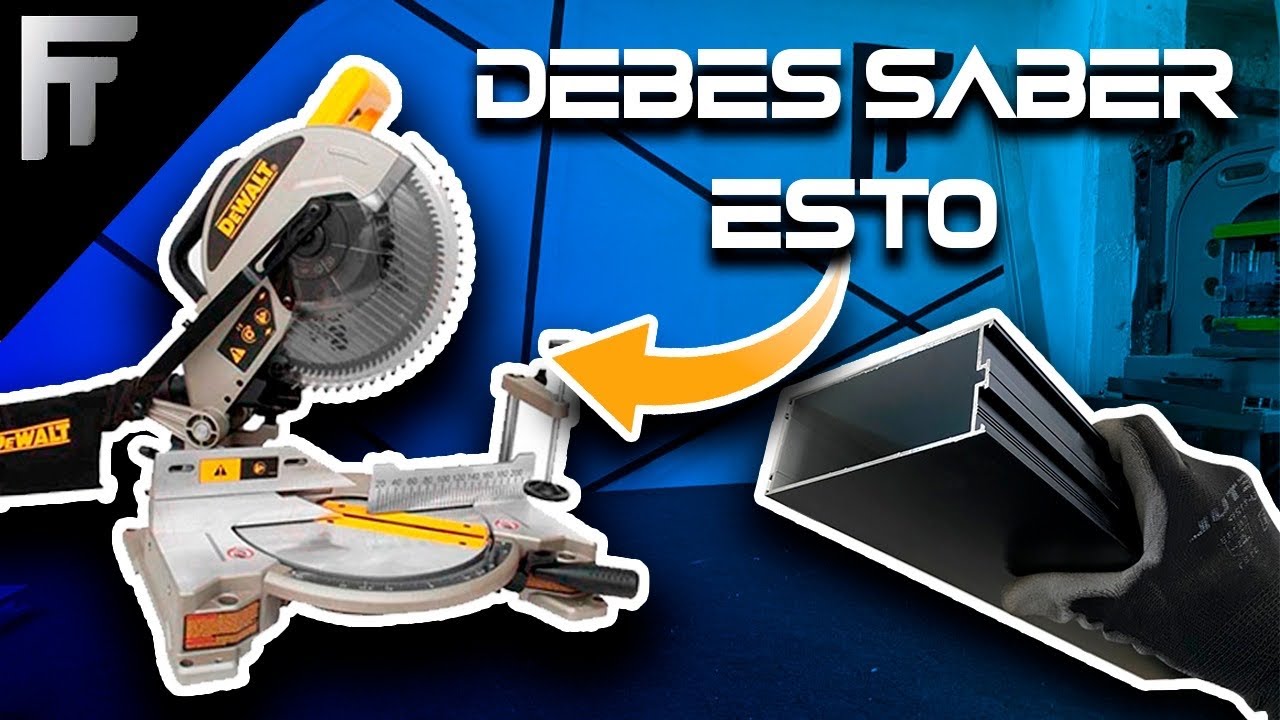 🔥Sierra de inglete para cortes de aluminio #unboxing Aprende a cambiar un disco dentado .