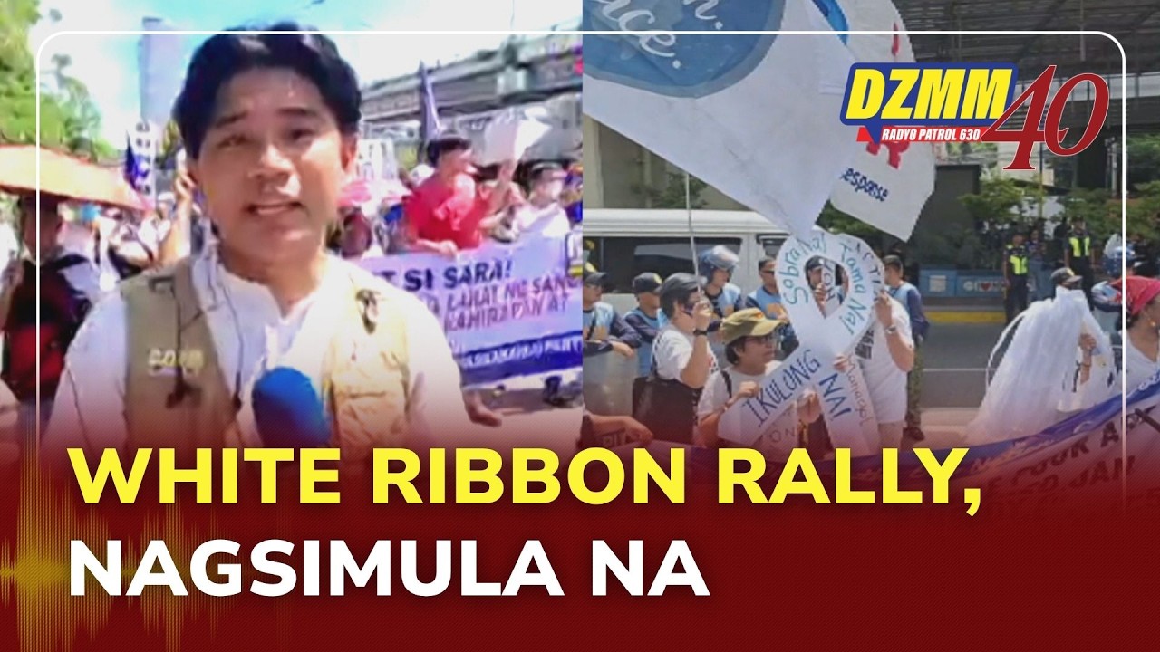 White Ribbon March heads to EDSA People Power Monument | DZMM Teleradyo (28 June 2026)