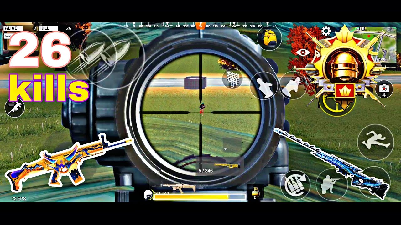 Best gameplay Solo Vs Squad 😎 Survival Unknown Battle Royal #subr