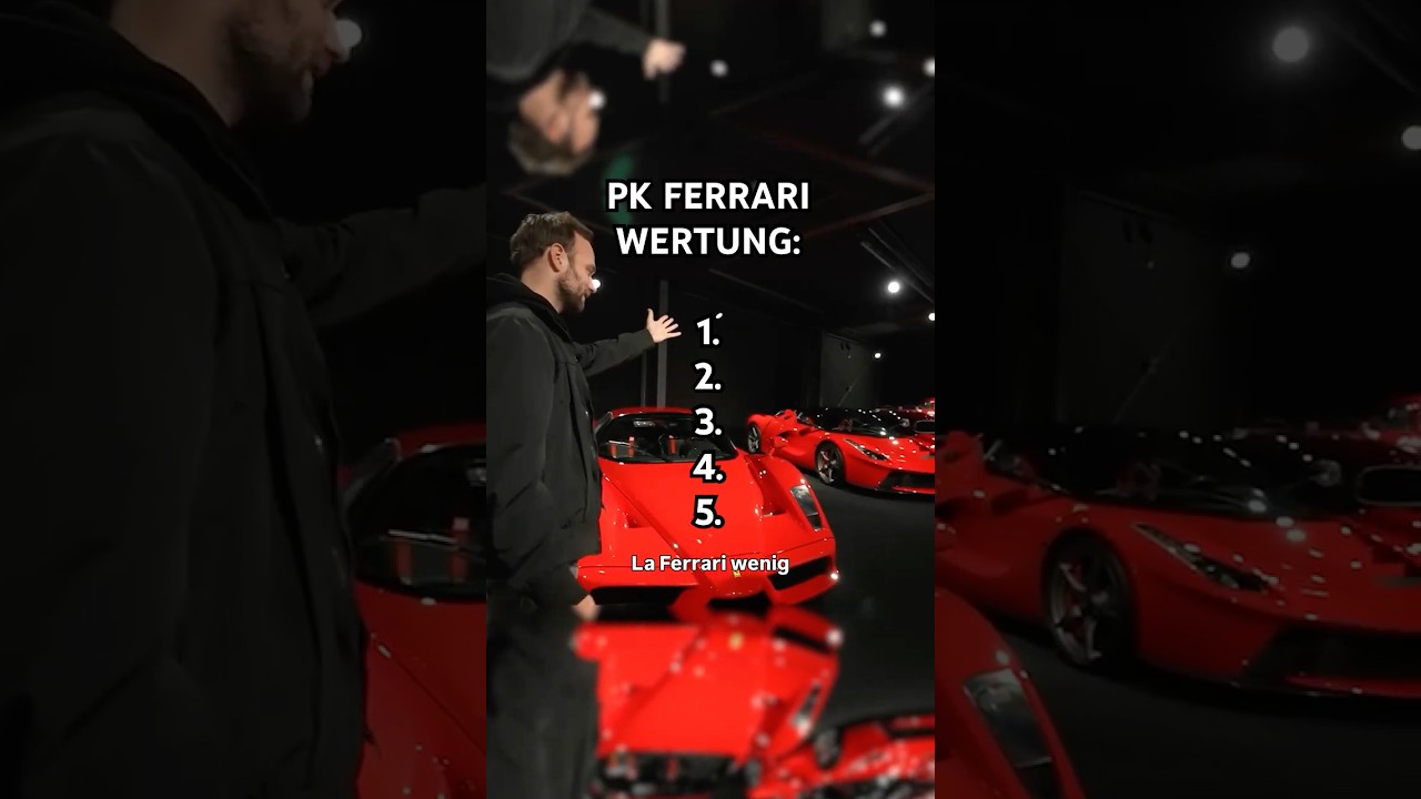 Das sind meine 5 Lieblings Ferraris - La Ferrari auf die 1!