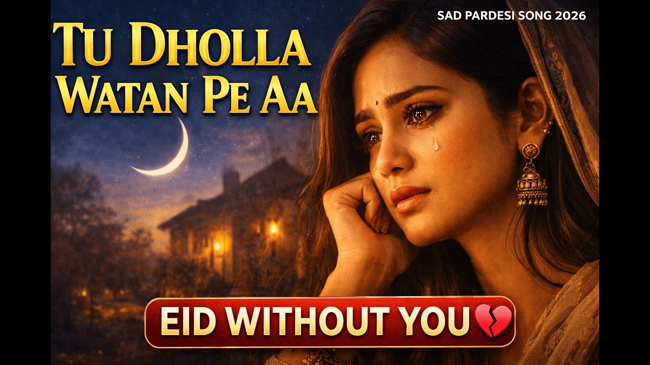 Tu Dholla Watan Pe Aa - تو ڈھولا وطن پہ آ | Heart Touching Eid Song 2026 | Sad Song for Pardesi 🌙💔